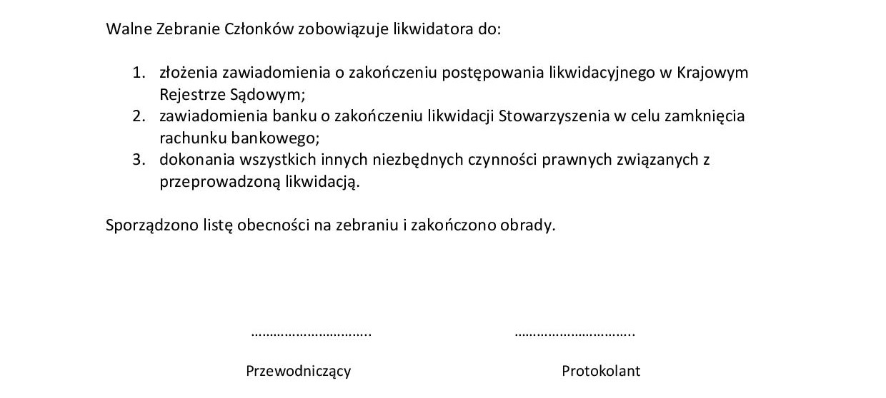 Zebtranie walne likwidacja17