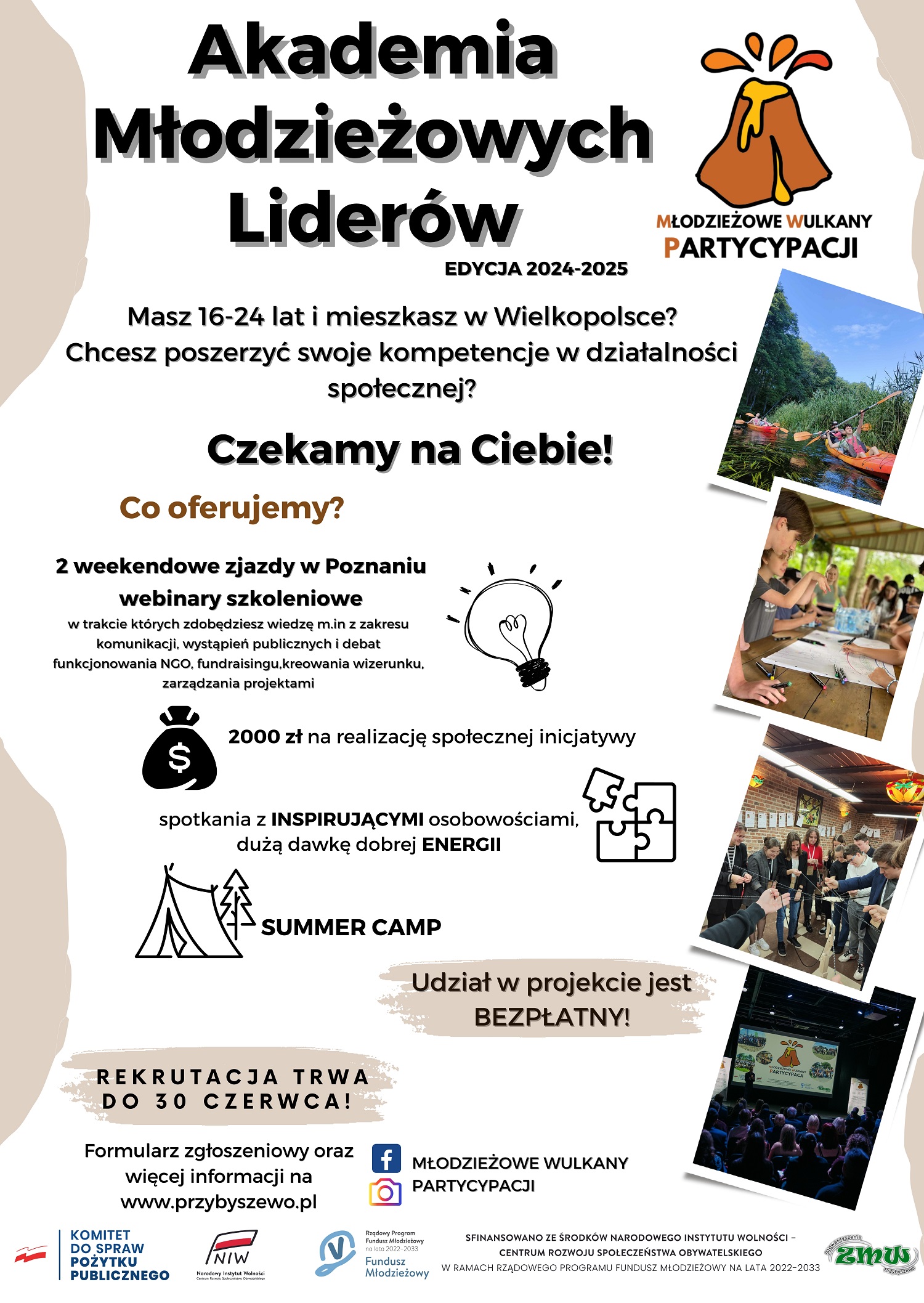 akademia młodzieżowych liderów plakat