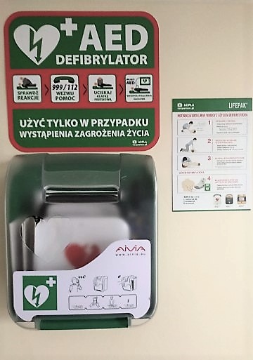 defibrylator ul. Wyszyńskiego 35